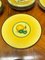 Yellow Bellona Dinner Plates from Faience factory Aluminia, Set of 18 2
