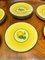 Yellow Bellona Dinner Plates from Faience factory Aluminia, Set of 18 5