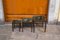 Italian Nesting Table in Wood and Acrylic Glass, 1980s, Set of 3, Image 1