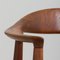 Silla The Chair modelo 503 de teca y cuero de Hans J. Wegner para Johannes Hansen, años 60. Juego de 2, Imagen 9
