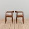 Teak and Leather The Chair Model 503 by Hans J. Wegner for Johannes Hansen, 1960s, Set of 2, Image 5