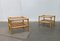 Mesas auxiliares vintage de bambú y vidrio, años 70. Juego de 2, Imagen 20