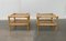 Vintage Bamboo and Glass Side Tables, 1970s, Set of 2 17