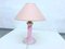 Lámparas de mesa en rosa de Hannelore Dreutler para Ateljé Lyktan, Imagen 1