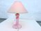 Lampade da tavolo rosa di Hannelore Dreutler per Ateljé Lyktan, Immagine 4