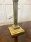 Antique Victorian Brass Corinthian Column Oil Lamp 8