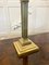 Antique Victorian Brass Corinthian Column Oil Lamp, Image 8