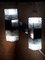 Wall Sconces in Glass, 1970s, Set of 3 2