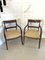 Antique Regency Marquetry Inlaid Desk Chairs, Set of 2, Image 1