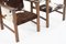 Fauteuils en Peau de Vache et Chêne, 1950, Set de 2 6