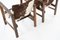 Armchairs in Cow Skin and Oak, 1950, Set of 2, Image 5