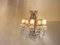 Large Antique Italian Mirrored Crystal Sconces, Set of 2 13