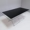 Dining Table in Chrome-Plated Steel and Glass in the Style of Max Sauze from Max Sauze Studio 1