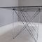 Dining Table in Chrome-Plated Steel and Glass in the Style of Max Sauze from Max Sauze Studio 4