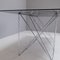 Dining Table in Chrome-Plated Steel and Glass in the Style of Max Sauze from Max Sauze Studio, Image 4