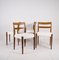 Mid-Century Swedish Dining Chairs by Nils Jonsson for Troeds, Bjärnum, Set of 4 2