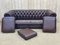 Leather 3-Seater Chesterfield Sofa, 1990s 24