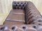 Leather 3-Seater Chesterfield Sofa, 1990s 6