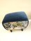 Poufs in Velvet, 1940s, Set of 2 4