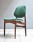 Vintage Italian Chairs in Velvet, 1960s, Set of 4 2