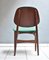 Vintage Italian Chairs in Velvet, 1960s, Set of 4, Image 3