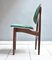 Vintage Italian Chairs in Velvet, 1960s, Set of 4 9