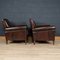 20th Century Dutch Leather Club Chairs, Set of 2 4