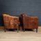 20th Century Dutch Leather Club Chairs, Set of 2, Image 4