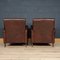 20th Century Dutch Leather Club Chairs, Set of 2 4