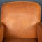 French Art Deco Style Leather Club Chairs, 20th Century, Set of 2, Image 12