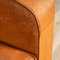 French Art Deco Style Leather Club Chairs, 20th Century, Set of 2 31