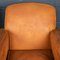 Club chair in stile Art Déco in pelle, Francia, XX secolo, set di 2, Immagine 10
