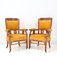 Art Nouveau Arts and Crafts Armchairs in Oak by Royal H.F. Jansen & Zonen Amsterdam, Set of 2, Image 1