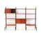 Mid-Century Modern Teak Modular Wall Unit by Louis Van Teeffelen for Wébé, 1950s, Set of 14 8