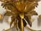 Aplique grande de cristal de Murano dorado, Imagen 6