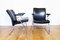 Art Collection Leather Armchairs from Knoll Design, 1970s, Set of 2 3