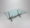 Antique French Coffee Table in Glass, 1900s, Image 3