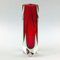 Large Mid-Century Sommerso Murano Glass Vase by Flavio Poli for Alessandro Mandruzzato, Italy, 1960s, Image 4