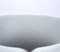 Vintage Coffee Table in White with Glass Top, Image 6