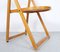 Vintage Folding Chairs in Wood from OTK, 1950s, Set of 4, Image 9