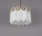 Vintage Hanging Lamp in Crystal and Brass from Kaiser Leuchten 1