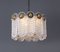 Vintage Hanging Lamp in Crystal and Brass from Kaiser Leuchten, Image 5