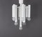 Space Age Ceiling Lamp in White Metal by Temde, 1970s, Image 4