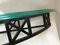 Glass and Metal Iron Console Side Table 13