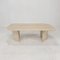 Italian Travertine Coffee Table, 1980s 2