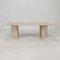 Italian Travertine Coffee Table, 1980s 11