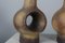 Large Glazed Stoneware Lamps, Denmark, 1970s, Set of 2 2