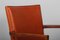Sedia in mogano e pelle di Kaare Klint per Rud Rasmussen, Immagine 4