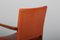 Sedia in mogano e pelle di Kaare Klint per Rud Rasmussen, Immagine 7