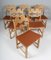 Razorblade Dining Chairs by Henning Kjærnulf, Set of 6 2